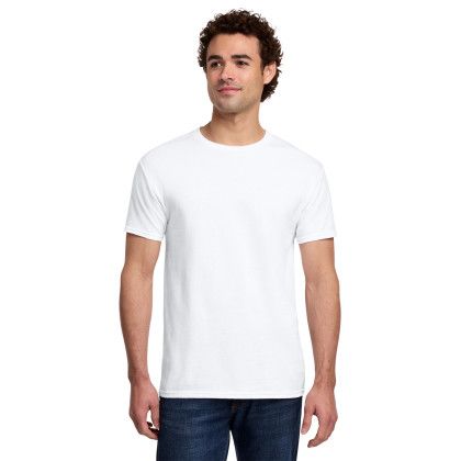 Custom Gildan Light Cotton Tee Shirt - White Custom Gildan Light Cotton Tee Shirt - White