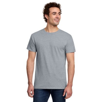 Custom Gildan Light Cotton Tee Shirt - Sport Gray Custom Gildan Light Cotton Tee Shirt - Sport Gray