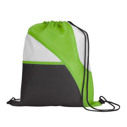 Custom Tri Color Drawcord - Lime green