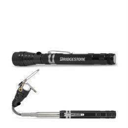 Custom Telescoping Magnetic Flex Flashlight - Black