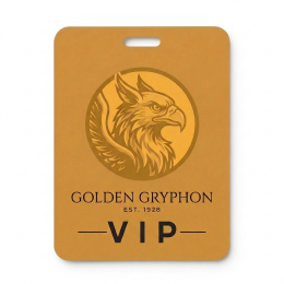 Plastic Identification Badge 3" x 4"