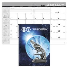 Custom Triumph Standard Year Desk Planner with Custom Cover