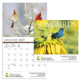 Custom Songbirds Appointment Calendar - Stapled