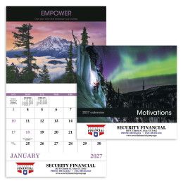 Custom Motivations - Stapled Calendar Custom Motivations - Stapled Calendar