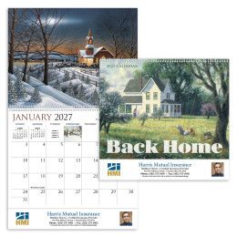 Custom Back Home Appointment Calendar - Spiral