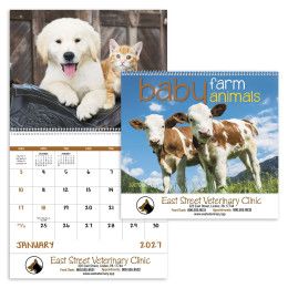 Custom Baby Farm Animals - Spiral Custom Baby Farm Animals - Spiral