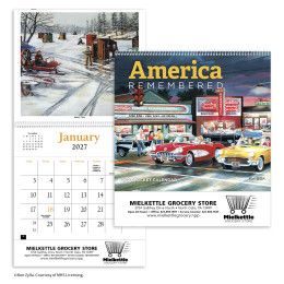 Custom America Remembered Pocket Calendar