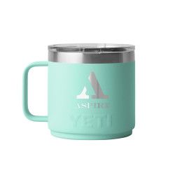 Custom YETI Rambler 14 oz. Stackable Mug with DuraSip Ceramic Lining - Seafoam Custom YETI Rambler 14 oz. Stackable Mug with DuraSip Ceramic Lining - Seafoam