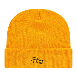 Custom Cap America Knit Cap with Cuff - Athletic Gold 