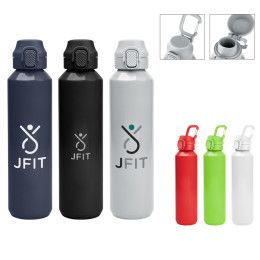 Custom 27 Oz. Travis Recycled Aluminum Bottle With Carabiner - Group