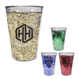 Custom 15 oz. Shimmer Glitter Tumbler - All Color