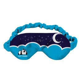 Custom Sublime Series Sleep Eye Mask With Scrunchie Band - White Custom Sublime Series Sleep Eye Mask With Scrunchie Band - White