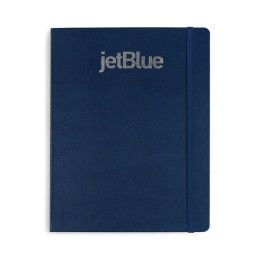 Custom Moleskine Hard Cover Ruled X-Large Notebook - Sapphire