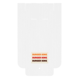 Custom 14" x 10" x 4" Flat White Corrugate Gift Box Full Color Label 