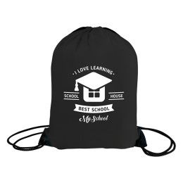 Custom Madrid RPET Sport Bag - Black 