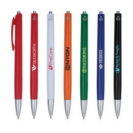 Custom Tara Recycled Plastic Ballpoint Pen - All Colors 
