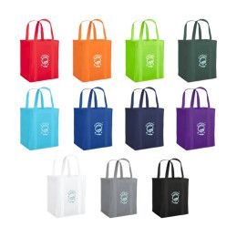 Custom Vespera Recycled Non-Woven Tote with Bottom Insert - All Colors 