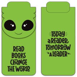 Custom Paws N Claws Magnetic Bookmark - Alien 