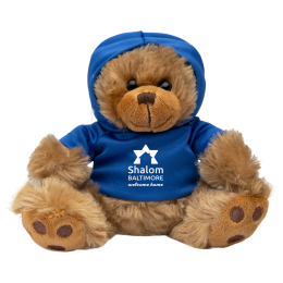 Custom 8 1/2" Big Paw Bear - Hoodie - Brown 