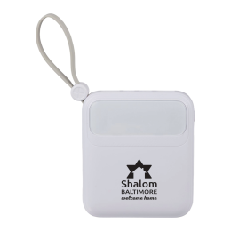 Custom PWR Boost 10,000 mAh 20W PD Power Bank with Cables Custom PWR Boost 10,000 mAh 20W PD Power Bank with Cables