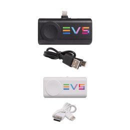 Custom Dual Plug Powerbank with Watch Charger - All Colors 