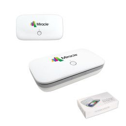 Custom Chi-Charge UV-C Phone Sanitizer Box with Wireless Charging Station