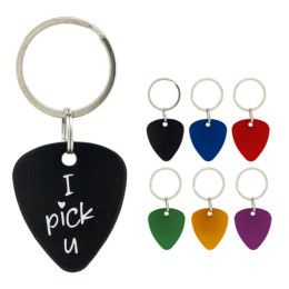 Custom Guitar Pick Keychain - All color