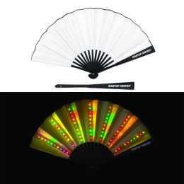Custom Light-up Foldout Hand Fan 