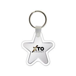 Custom Star Shaped USA Made Vinyl Keychain Custom Star Shaped USA Made Vinyl Keychain