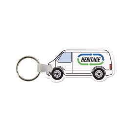 Custom Sprinter Van Shaped USA Made Vinyl Keychain Custom Sprinter Van Shaped USA Made Vinyl Keychain