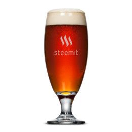 Custom Rondeau 16 oz Footed Pilsner - Deep Etch - Clear