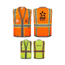 Custom Deluxe Surveyors Vest with Ipad Pocket - All Colors 