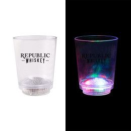 Custom 12 oz 3 Light Plastic Rocks Cup Custom 12 oz 3 Light Plastic Rocks Cup