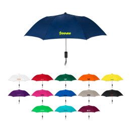 Custom Elite Compact Folding Umbrella- Solid Colors Custom Elite Compact Folding Umbrella- Solid Colors