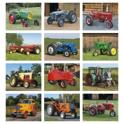 Custom Triumph® Premium Appointment Calendar - Antique Tractors Months View Custom Triumph® Premium Appointment Calendar - Antique Tractors Months View