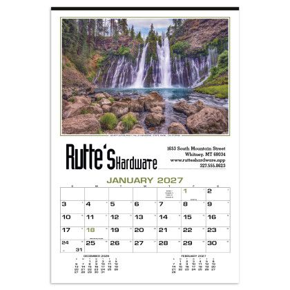 Custom Our Beautiful America Executive Calendar - Calendar view