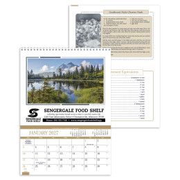 Custom Triumph Recipe Pocket Calendar - 10" x 14" Custom Triumph Recipe Pocket Calendar - 10" x 14"