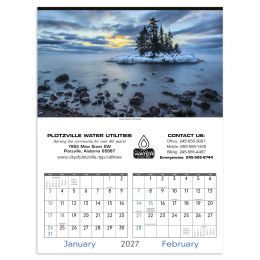 Custom Triumph® Scenes of America Calendar - Calendar view Custom Triumph® Scenes of America Calendar - Calendar view
