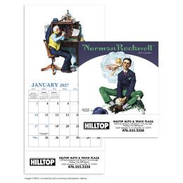 Custom Norman Rockwell Mini Calendar Custom Norman Rockwell Mini Calendar