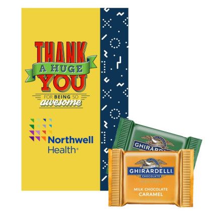 Custom Calling Card with Ghirardelli Chocolate Squares