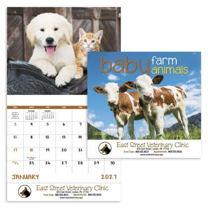 Custom Baby Farm Animals - Stapled