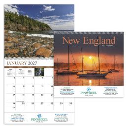 Custom New England Appointment Calendar - Spiral