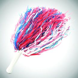 Custom Red, White, & Blue 16" Pom Pom - Blank