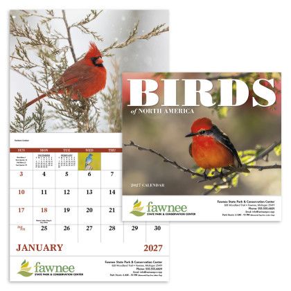Custom Birds of North America - Stapled Calendar 
