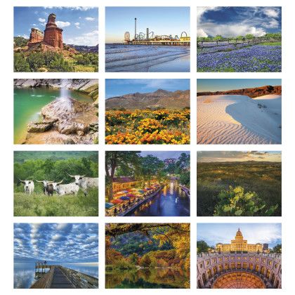 Custom Texas Appointment Calendar - Spiral - Month view Custom Texas Appointment Calendar - Spiral - Month view