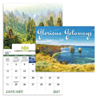 Custom Glorious Getaways - Window Calendar
