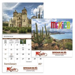 Custom Mexico - Spiral Calendar