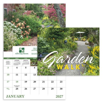 Custom Garden Walk - Window Calendar