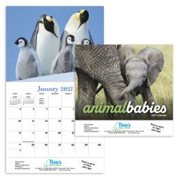 Custom Animal Babies Appointment Calendar - Stapled Custom Animal Babies Appointment Calendar - Stapled