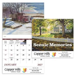 Custom Scenic Memories - Stapled Calendar